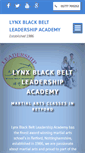 Mobile Screenshot of lynxmartialarts.perfectmind.com