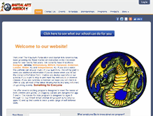 Tablet Screenshot of martialartsamerica.perfectmind.com