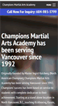 Mobile Screenshot of champions.perfectmind.com