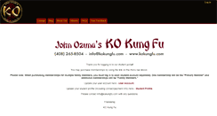 Desktop Screenshot of kokungfukarate.perfectmind.com